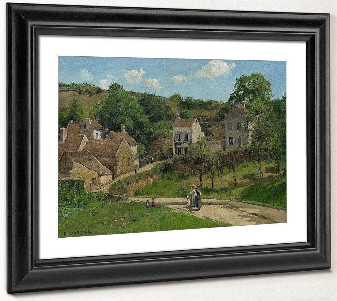 Pissarro Lhermitage A Pontoise 1867 By Camille Pissarro Fine Art Print