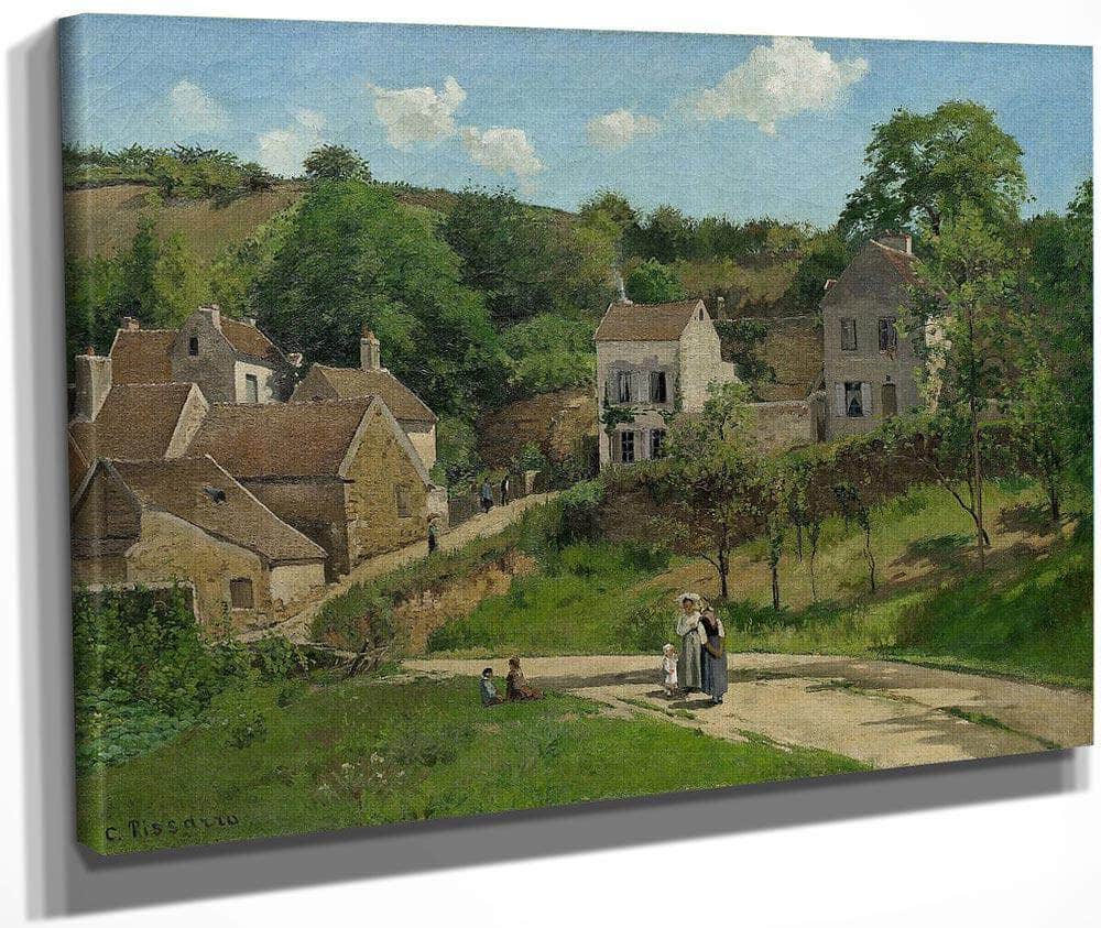 Pissarro Lhermitage A Pontoise 1867 By Camille Pissarro Fine Art Print