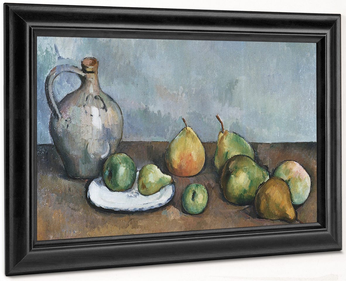 Pitcher And Fruit By Paul Cezanne Fine Art Print
