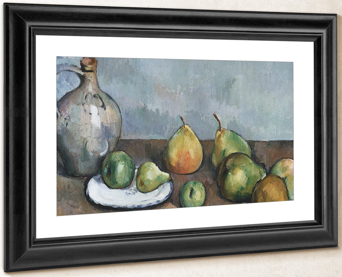 Pitcher And Fruit By Paul Cezanne Fine Art Print
