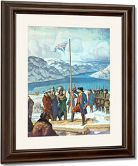 Pittsburgh In The Beginning Fort Prince George By NC Wyeth Fine Art Print