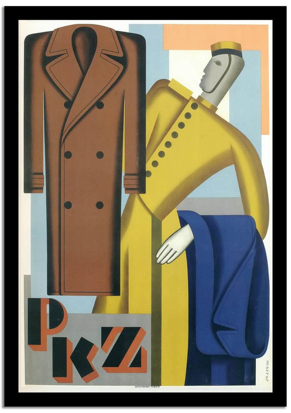 Pkz  Vintage Postera Fine Art Print