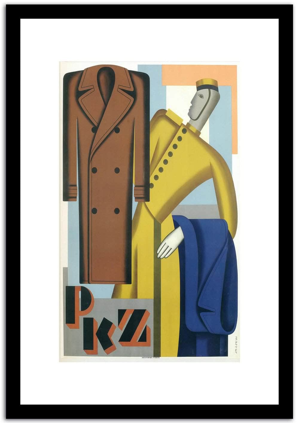 Pkz  Vintage Postera Fine Art Print