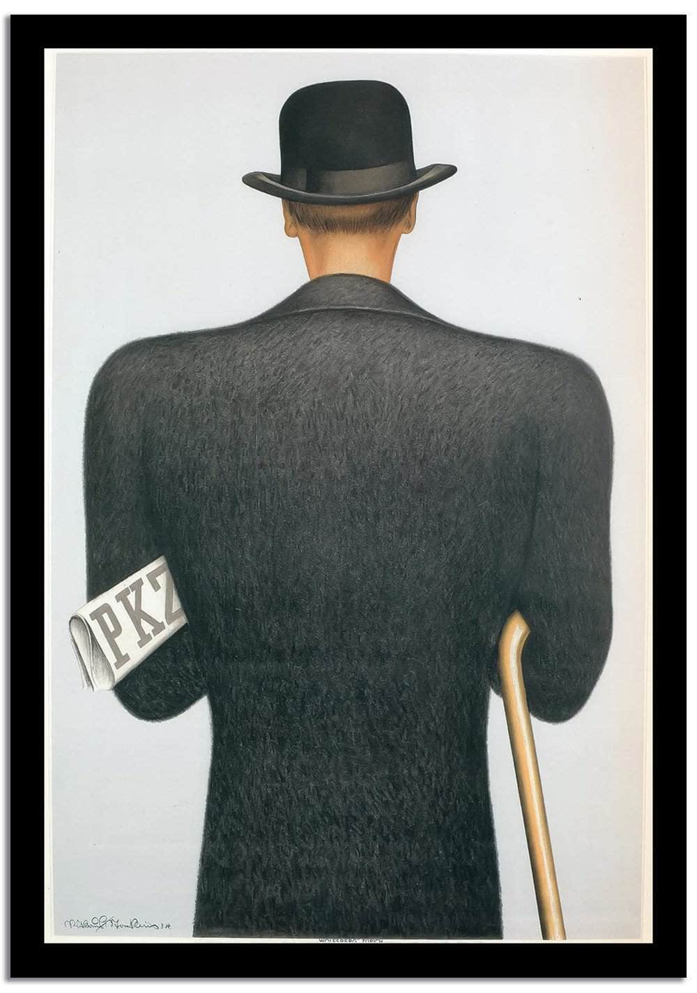 Pkz  Vintage Posterb Fine Art Print