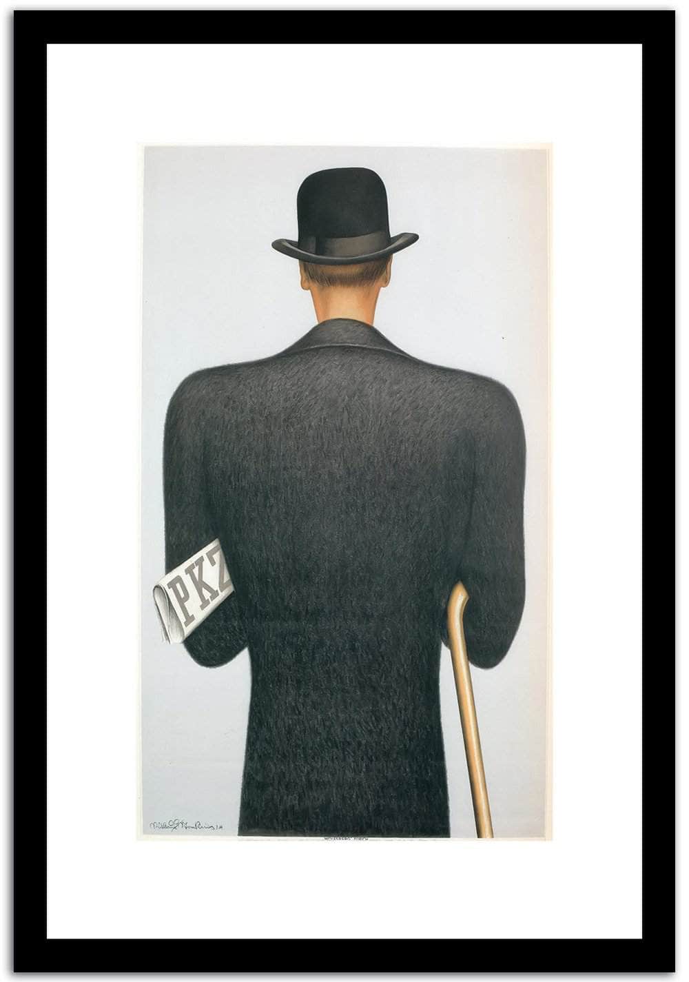 Pkz  Vintage Posterb Fine Art Print