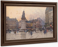 Place Clichy 2 By Eugene Galien Laloue Fine Art Print