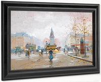 Place Clichy By Eugene Galien Laloue Fine Art Print