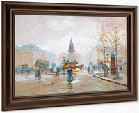 Place Clichy By Eugene Galien Laloue Fine Art Print