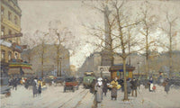 Place De La Bastille 2 By Eugene Galien Laloue Fine Art Print