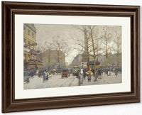 Place De La Bastille 2 By Eugene Galien Laloue Fine Art Print