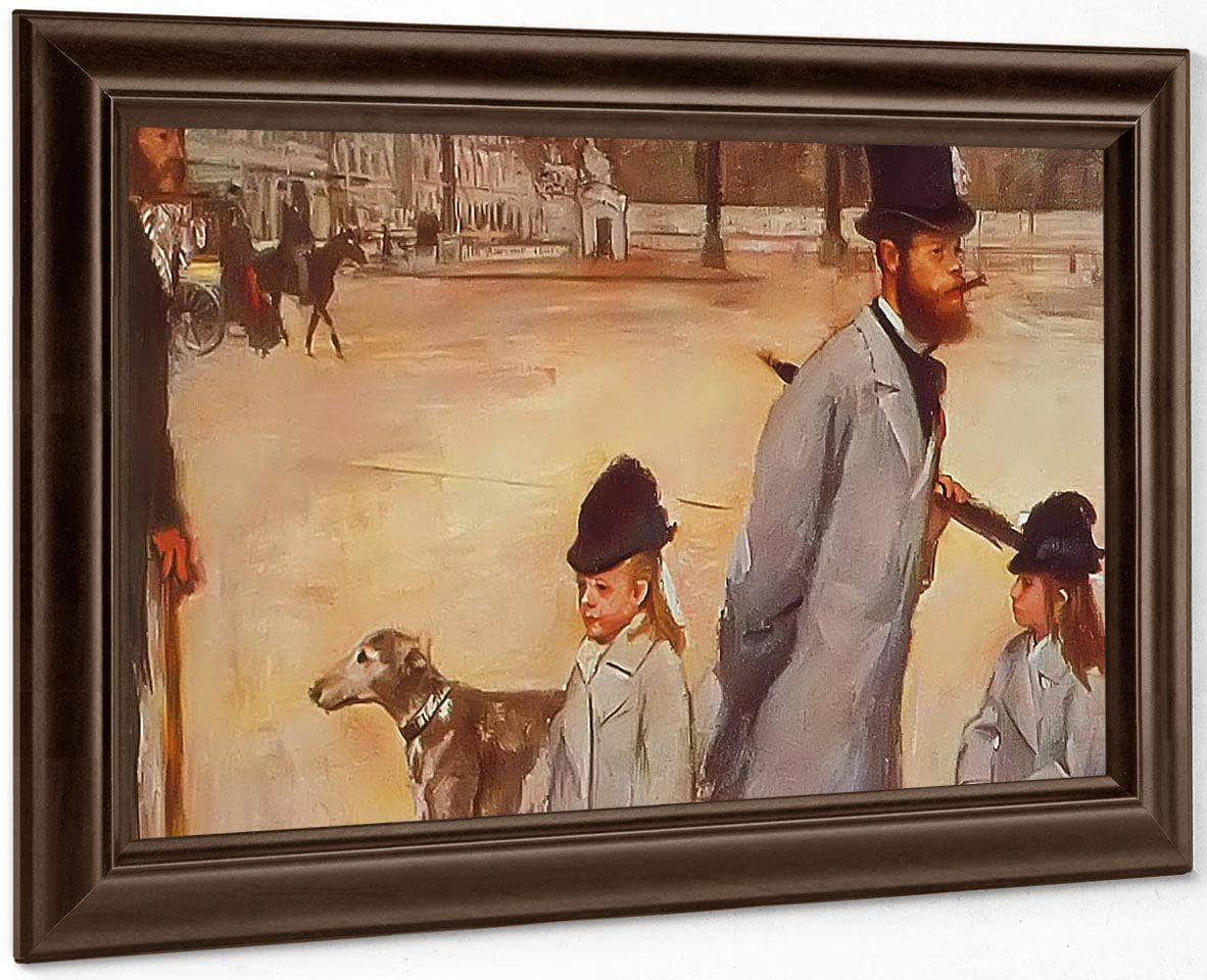 Place De La Concorde By Edgar Degas Fine Art Print