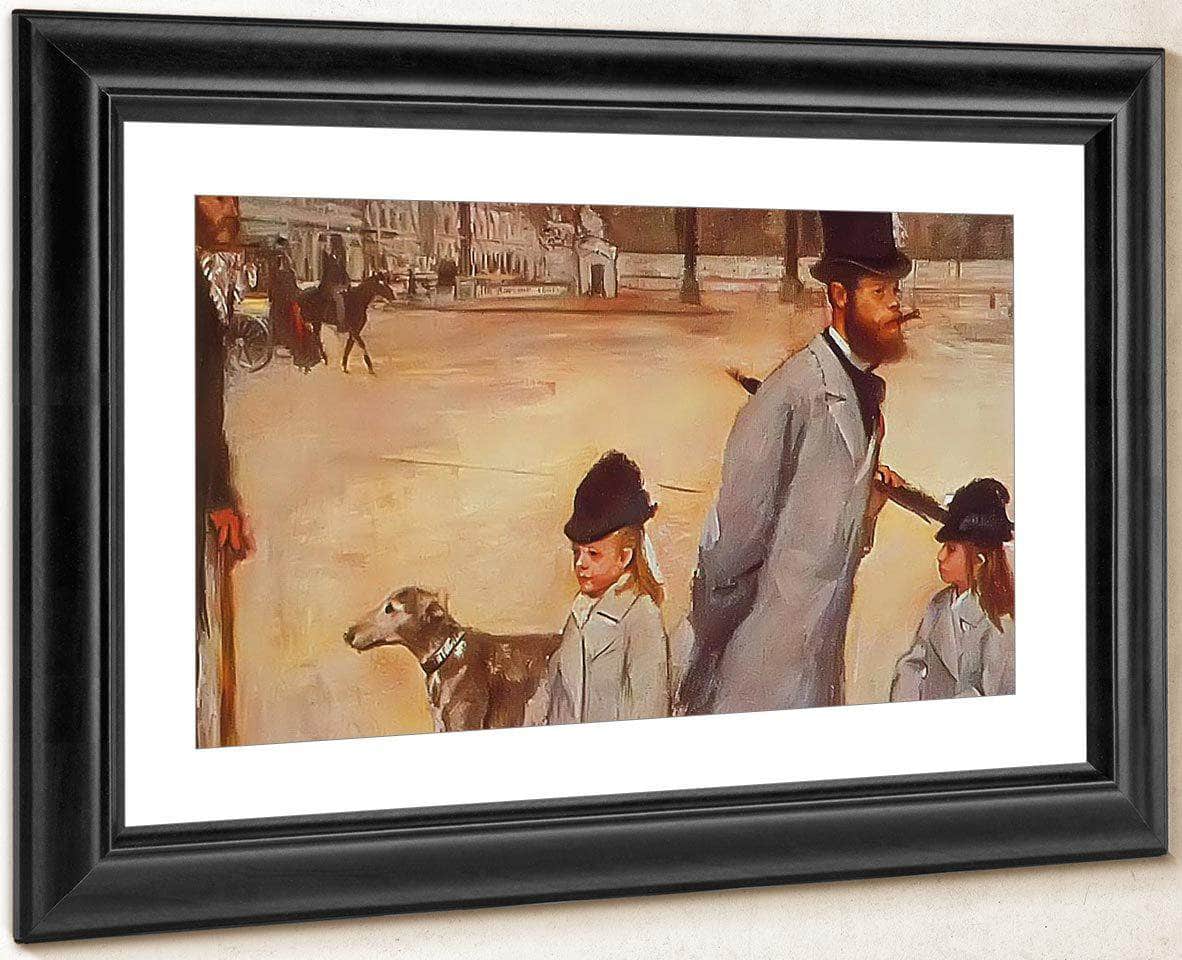 Place De La Concorde By Edgar Degas Fine Art Print