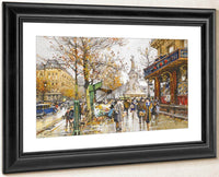 Place De La Republique By Eugene Galien Laloue Fine Art Print