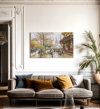 Place De La Republique By Eugene Galien Laloue Fine Art Print