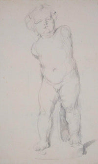 Plaster Cupid By Cezanne Paul Fine Art Print