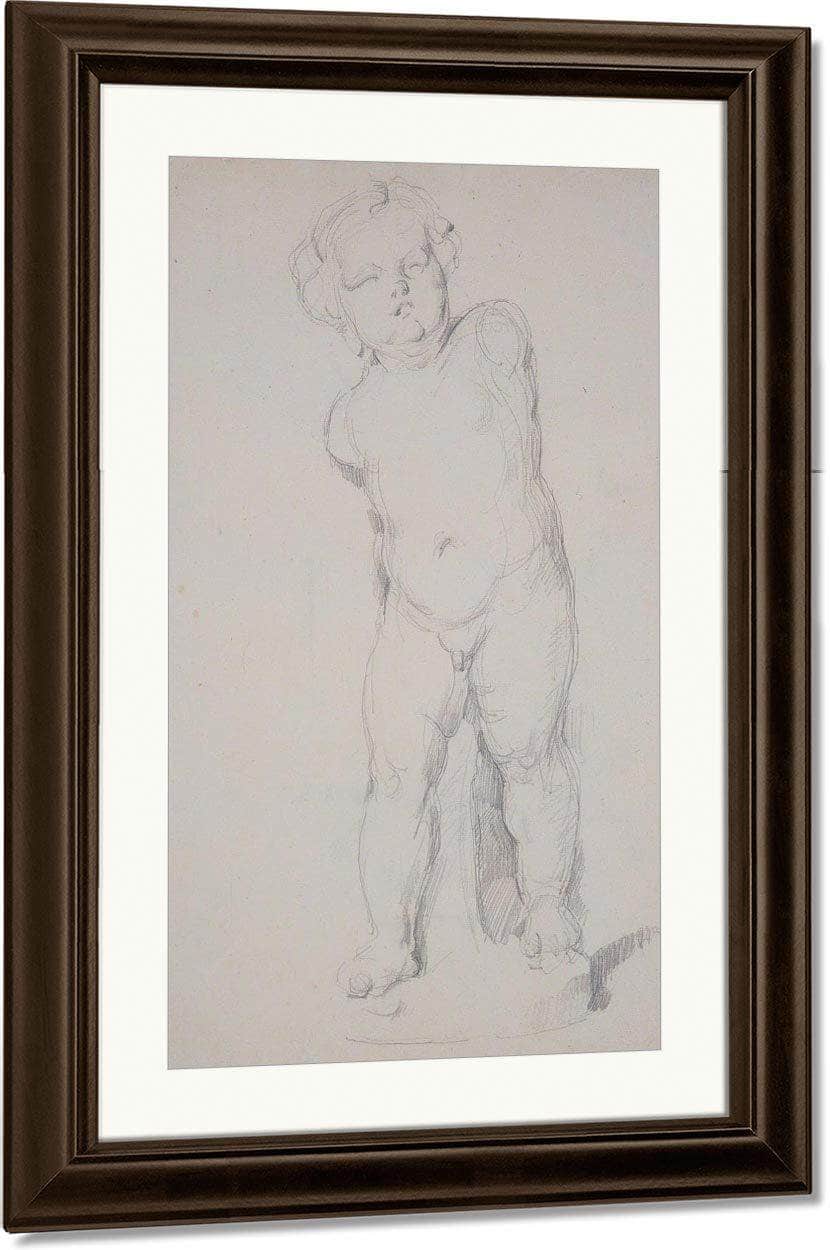 Plaster Cupid By Cezanne Paul Fine Art Print