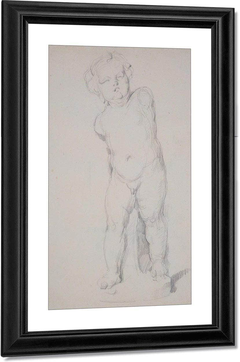 Plaster Cupid By Cezanne Paul Fine Art Print