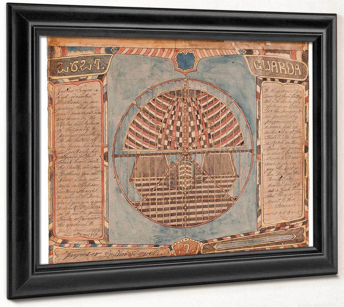 Plate 2627 Guarda 1912 By Charles Dellschau Fine Art Print