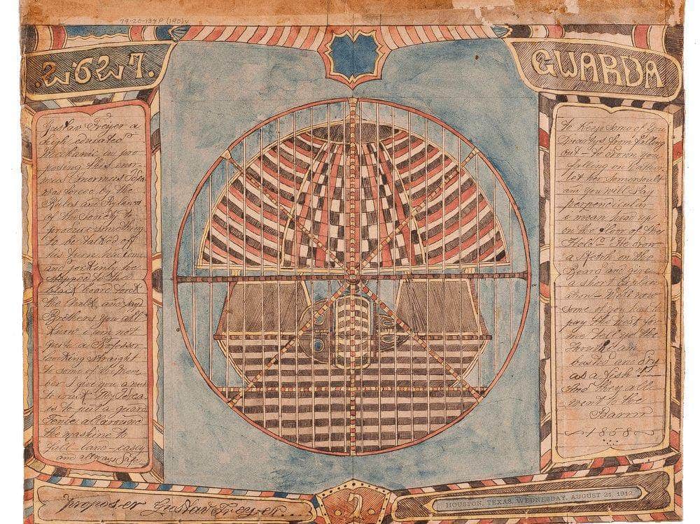 Plate 2627 Guarda 1912 By Charles Dellschau Fine Art Print