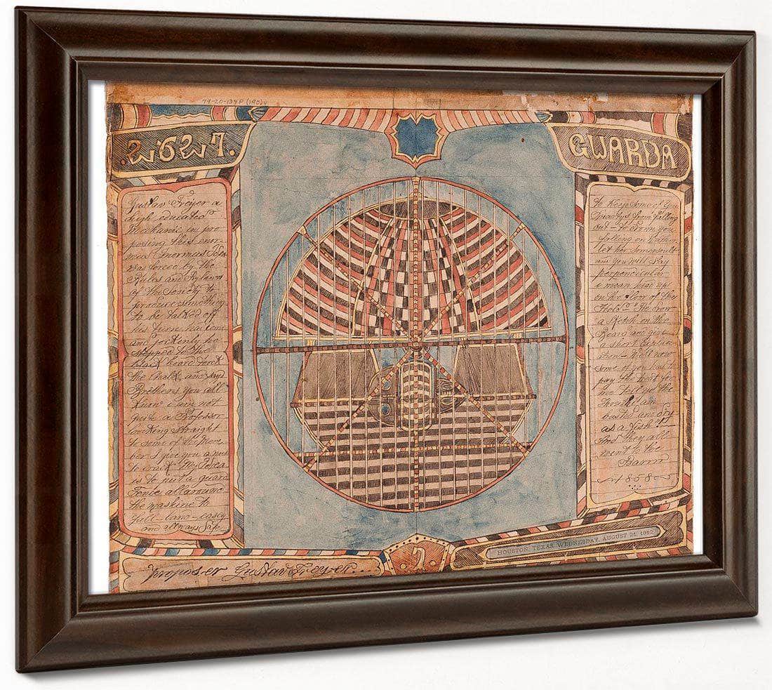 Plate 2627 Guarda 1912 By Charles Dellschau Fine Art Print