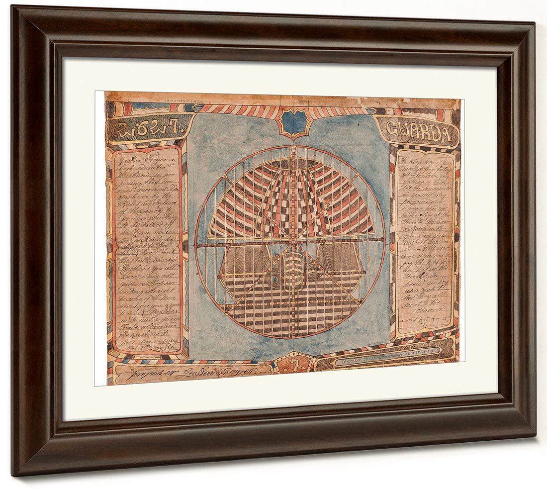 Plate 2627 Guarda 1912 By Charles Dellschau Fine Art Print