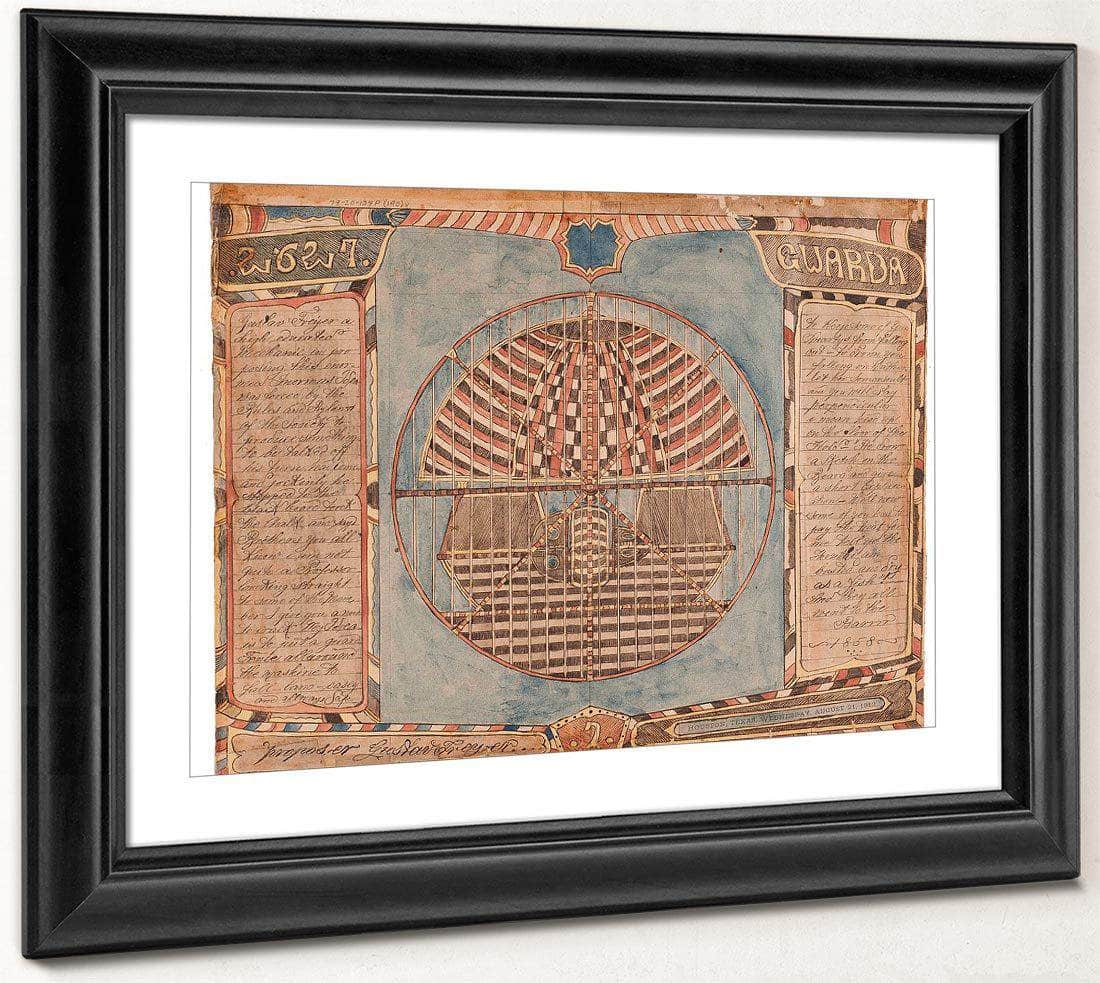 Plate 2627 Guarda 1912 By Charles Dellschau Fine Art Print