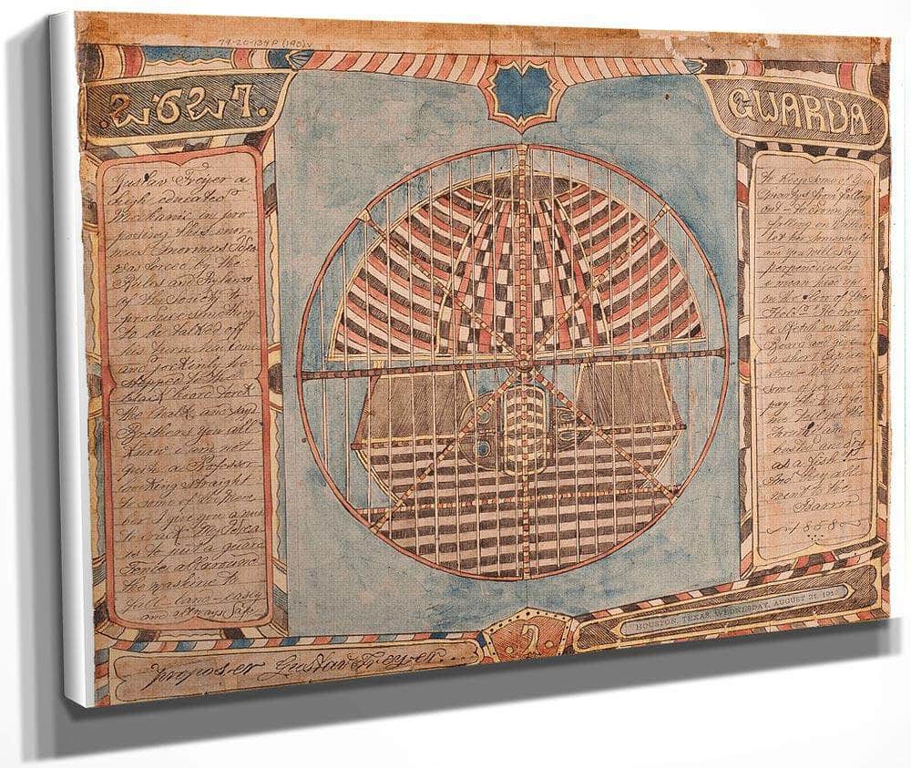 Plate 2627 Guarda 1912 By Charles Dellschau Fine Art Print