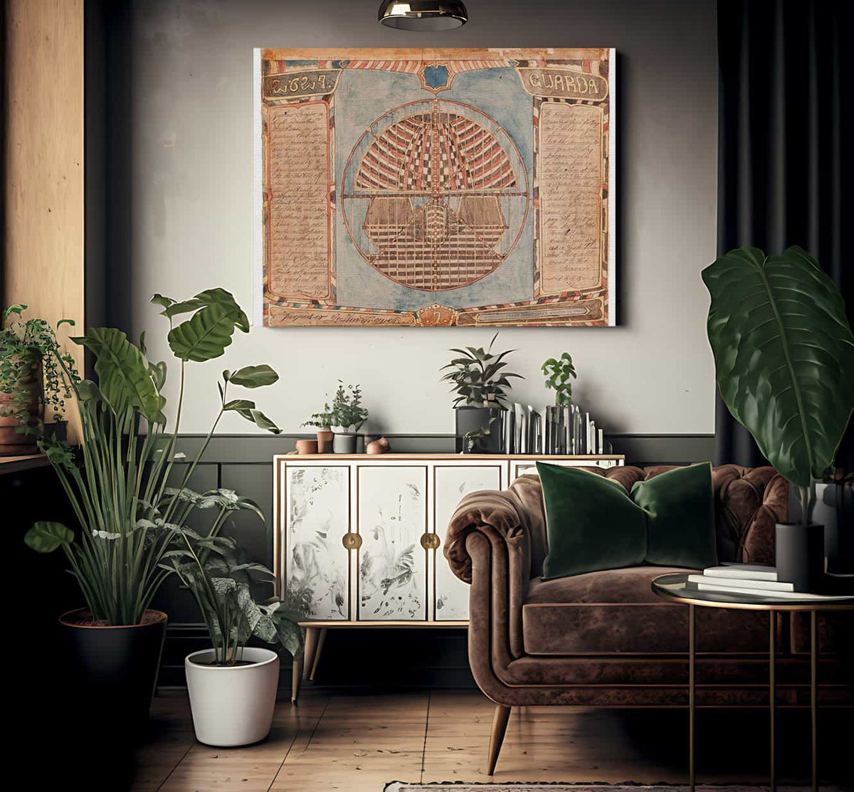 Plate 2627 Guarda 1912 By Charles Dellschau Fine Art Print