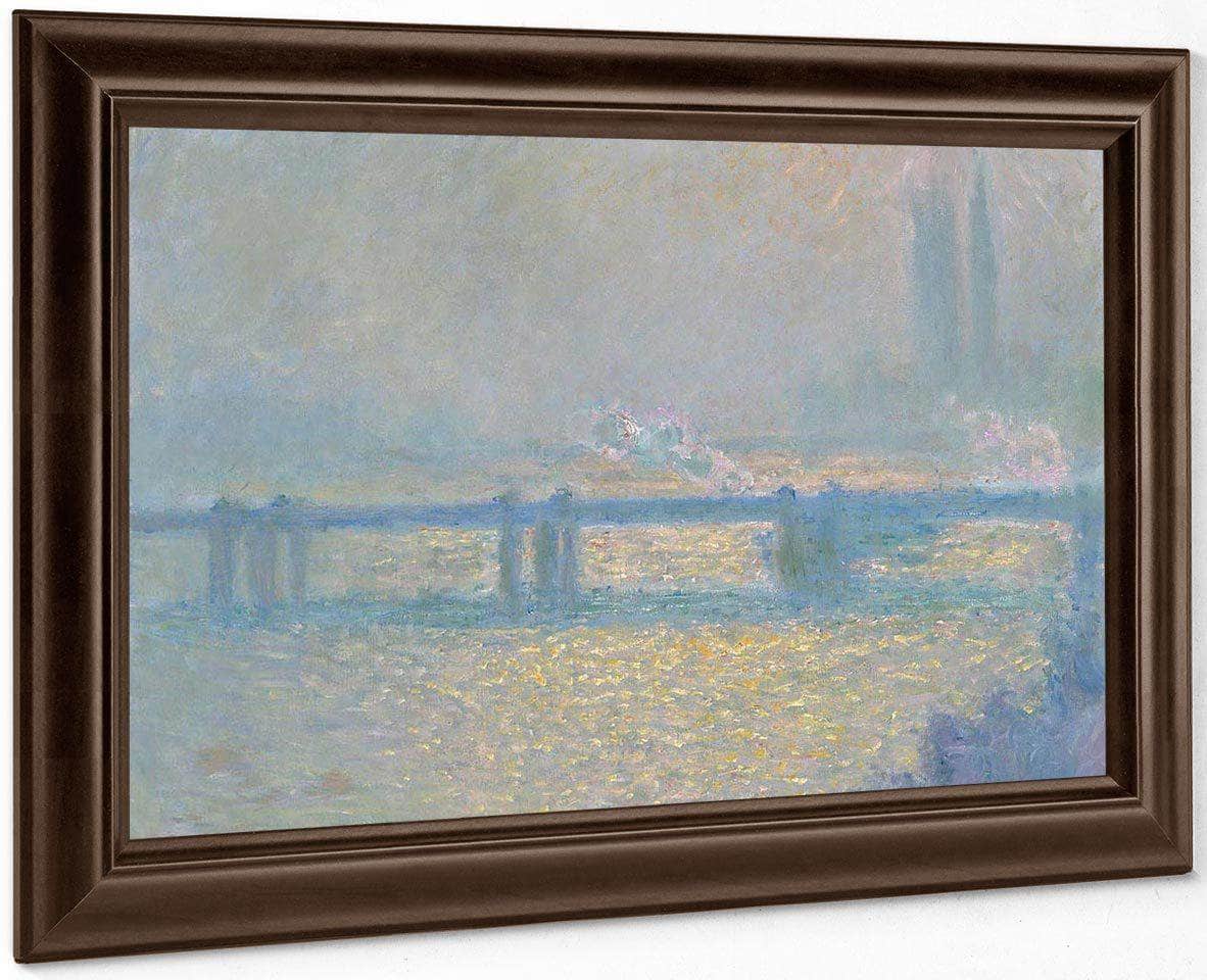 Plate Of Peaches Charing Cross Bridge (Overcast Day) By Henri Fantin Latour Fine Art Print