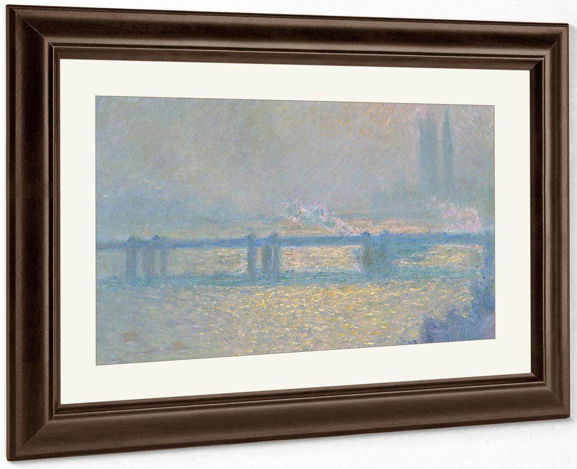 Plate Of Peaches Charing Cross Bridge (Overcast Day) By Henri Fantin Latour Fine Art Print