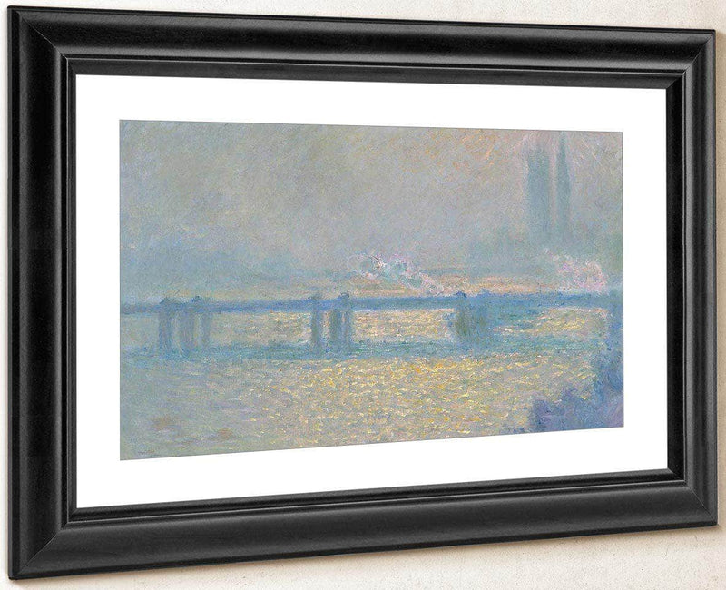 Plate Of Peaches Charing Cross Bridge (Overcast Day) By Henri Fantin Latour Fine Art Print