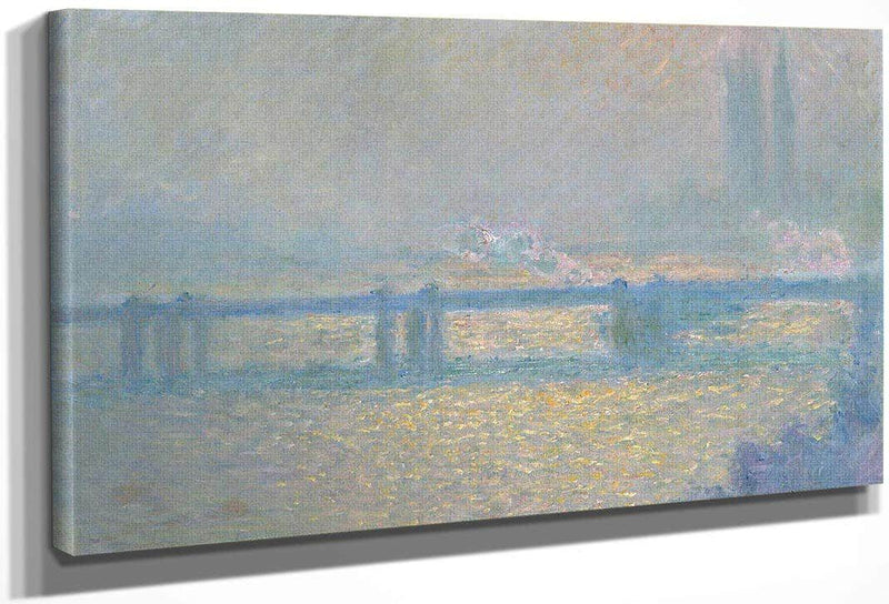 Plate Of Peaches Charing Cross Bridge (Overcast Day) By Henri Fantin Latour Fine Art Print