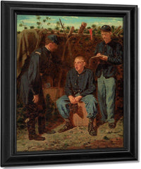 Playing Old Soldier By Winslow Homer Fine Art Print
