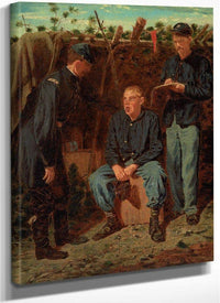 Playing Old Soldier By Winslow Homer Fine Art Print