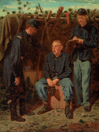 Playing Old Soldier By Winslow Homer Fine Art Print