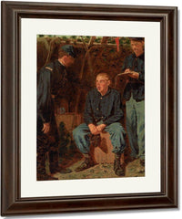 Playing Old Soldier By Winslow Homer Fine Art Print