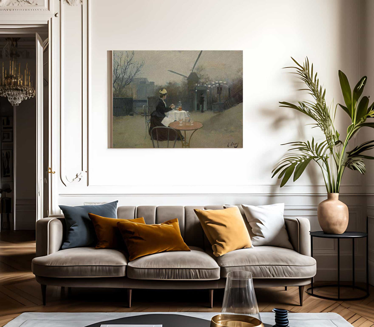 Plein Air By Ramon Casas Fine Art Print