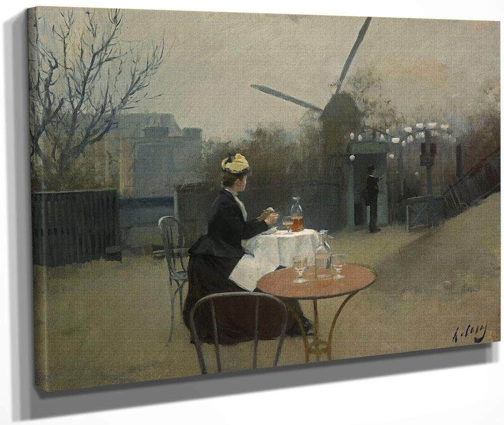 Plein Air By Ramon Casas Fine Art Print