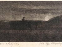 Plodding Homeward By Albert Pinkhamryder Fine Art Print