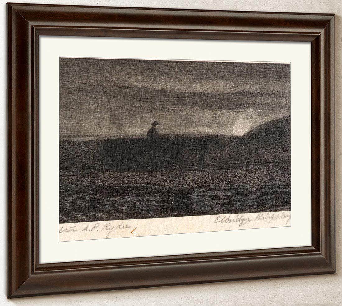 Plodding Homeward By Albert Pinkhamryder Fine Art Print