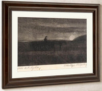 Plodding Homeward By Albert Pinkhamryder Fine Art Print