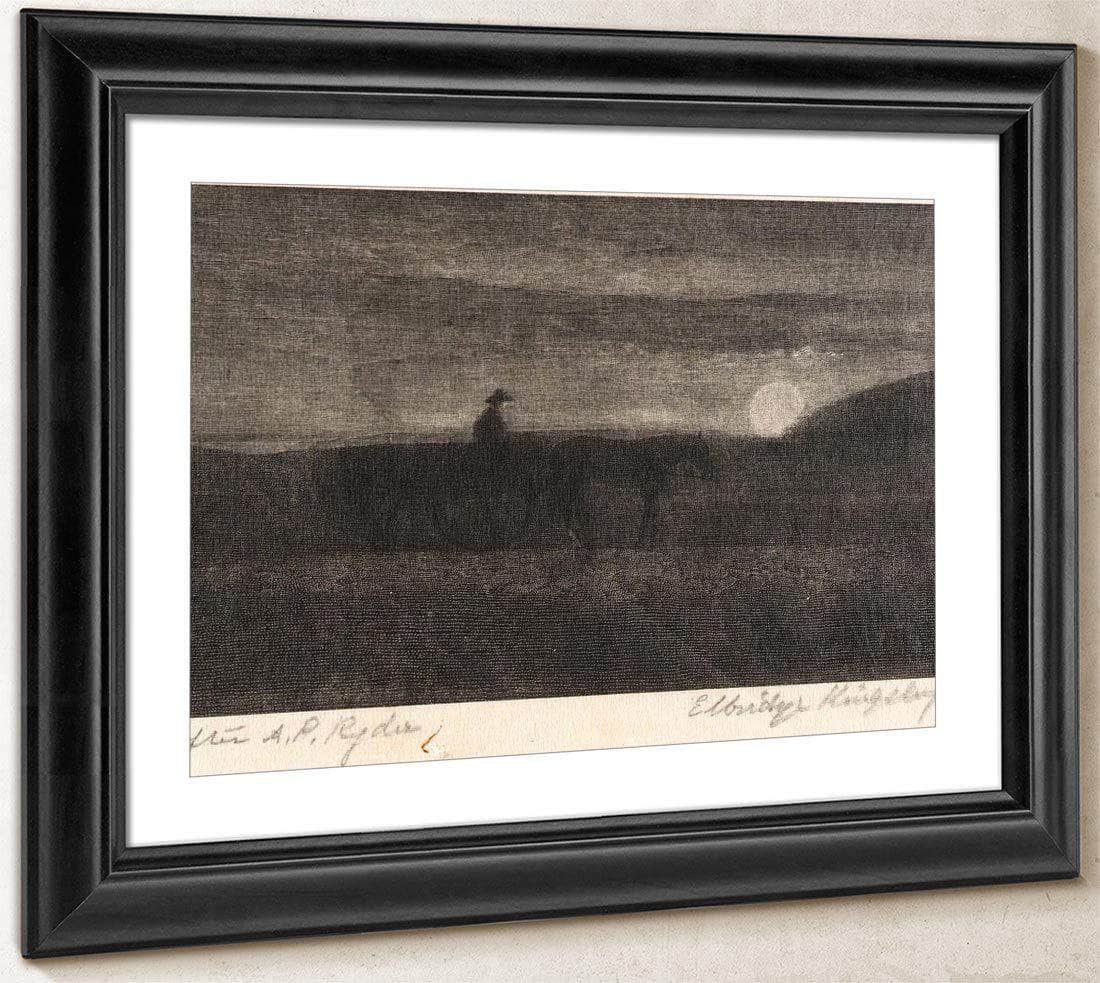 Plodding Homeward By Albert Pinkhamryder Fine Art Print