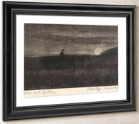 Plodding Homeward By Albert Pinkhamryder Fine Art Print