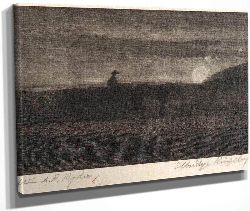 Plodding Homeward By Albert Pinkhamryder Fine Art Print