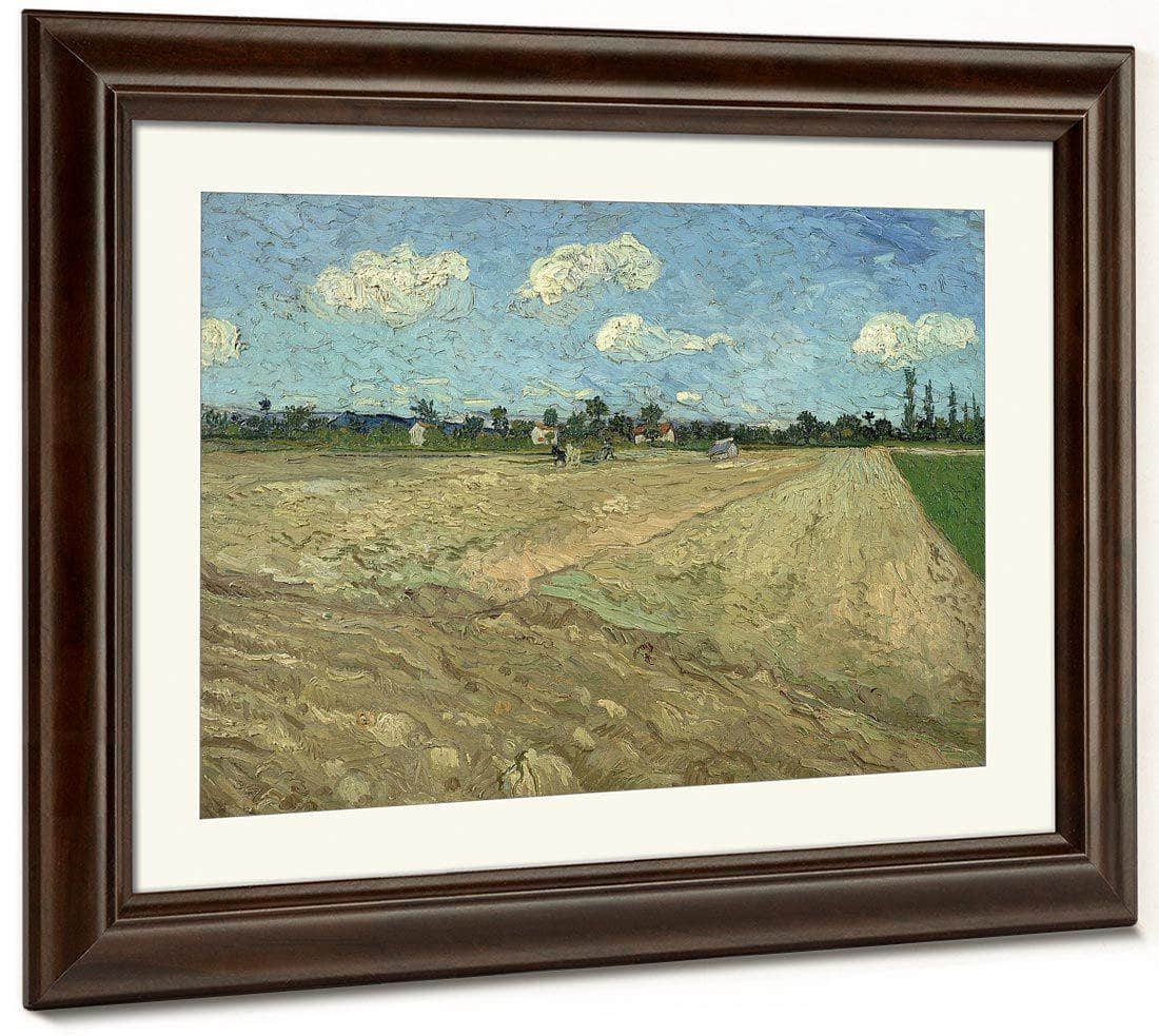 Ploughed Fields ('The Furrows') By Vincent Van Gogh Fine Art Print