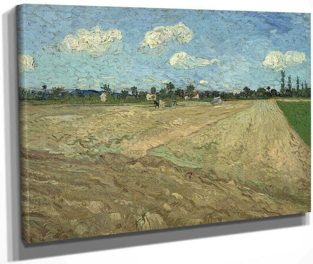 Ploughed Fields ('The Furrows') By Vincent Van Gogh Fine Art Print