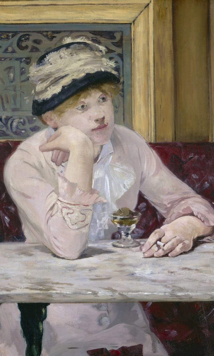 Plum Brandy By Edouard Manet Fine Art Print