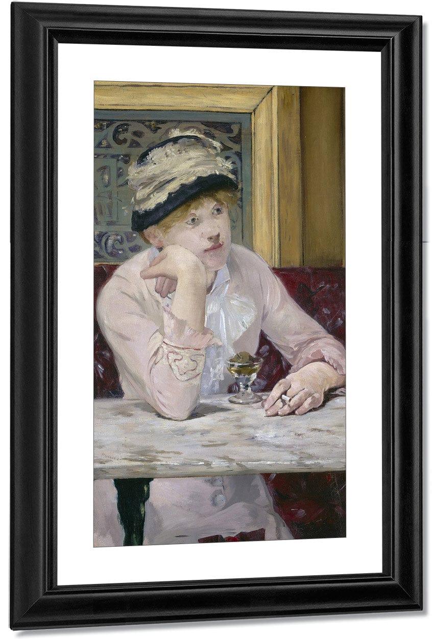 Plum Brandy By Edouard Manet Fine Art Print