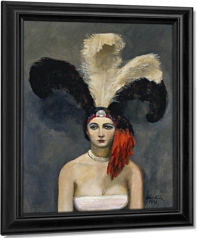 Plumes By Walt Kuhn Fine Art Print