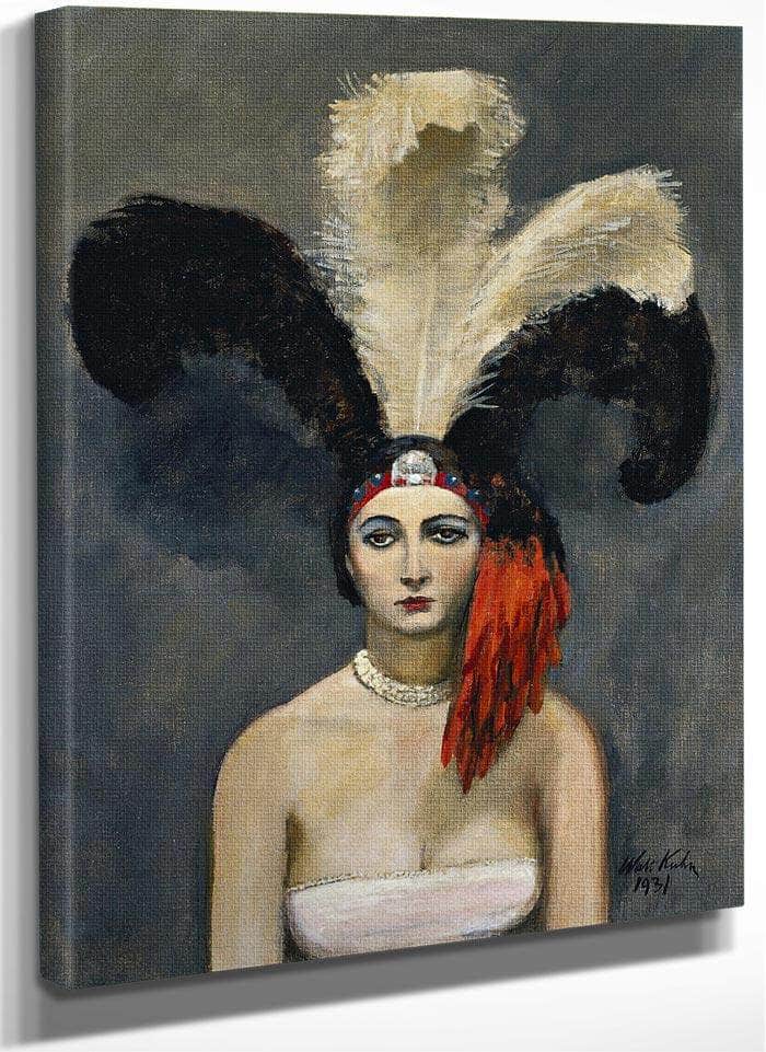 Plumes By Walt Kuhn Fine Art Print